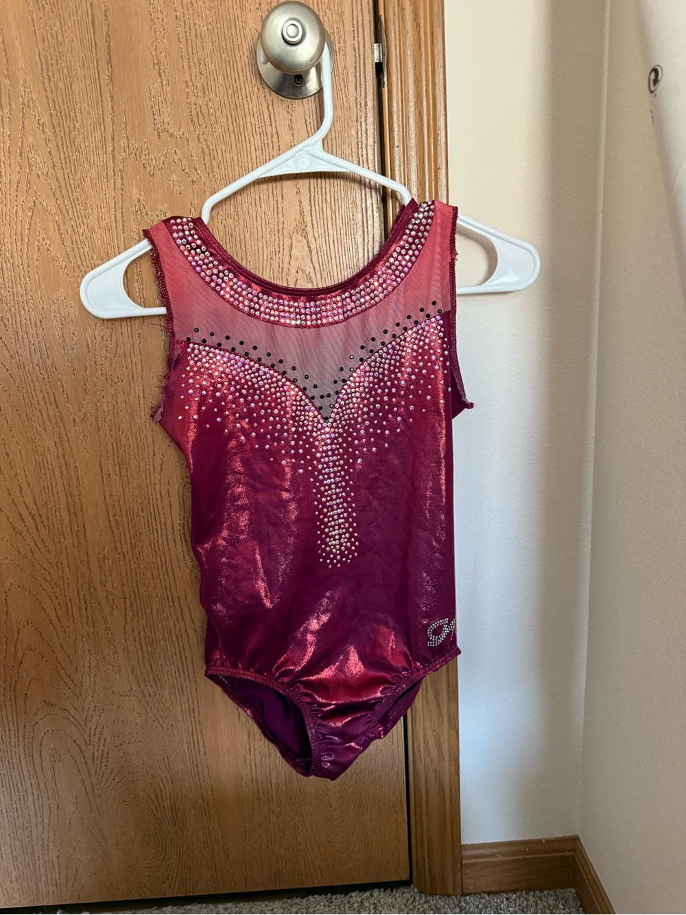 Oklahoma Sooners Big 12 Gymnastics Leotard GK Adult Small Owned By Athlete